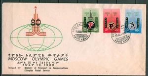 Äthiopien 1980, Olympische Spiele Moskau FDC - Bild 1 von 1
