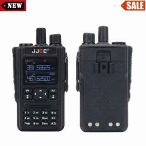 Full Band Walkie Talkie Handheld Transceiver VHF UHF Radio 256 Channels For JJCC - Zdjęcie 1 z 10