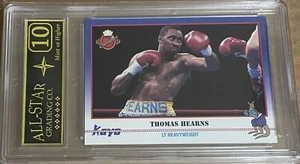 THOMAS HEARNS 1991 KAYO PROMO BOXING TEST CARD (NEVER RELEASED) ASG 10 MINT #L - Picture 1 of 3