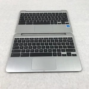 ASUS Chromebook C100P US Keyboard Touchpad Palmrest 13NL0971AM0232 (Lot of 2) - Picture 1 of 7