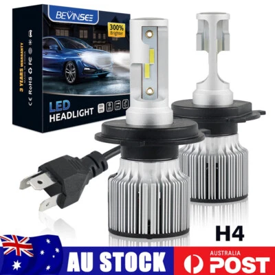 For Nissan Pathfinder 1995-2005 2x 9003 H4 LED Headlight Globes Bright 6000K 60W - image 1 of 4