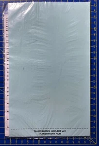 TAURO MODEL 401 - TRANSPARENT FILM - NO SCALE DECALS - Picture 1 of 1