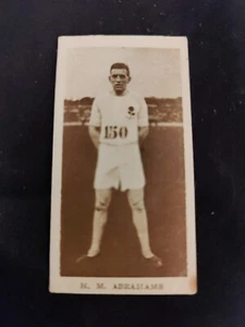 1929 Godfrey Phillips Sporting Champions Collector's Cards #2 H.M. Abrahams - Picture 1 of 2