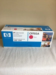Factory Sealed 2004 HP Color Laserjet Print Cartridge C9703A Magenta 1500-2500 - Picture 1 of 6