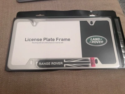 Soporte de matrícula genuino Land Rover Black Jack LRN 61630 Foto 1 de 2