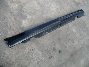 BMW E46 3 SERIES COMPACT SIDE SKIRT DRIVER SIDE SCHWARZ 2 BLACK AJ1503 - Picture 1 of 7
