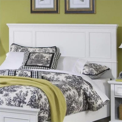 Homestyles Naples Wood Queen Headboard in Off White - Image 1 of 4