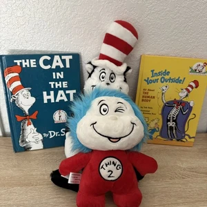 Dr. Seuss Katze im Hut - Bücher, Plüsch, Wendesache eins und zwei (4 Stück) - Bild 1 von 24