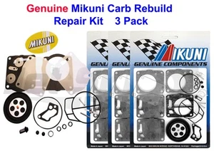 Genuine Mikuni Triple Carb Carburetor Rebuild Kit Yamaha AR LS LX 210 LS2000 - Picture 1 of 3