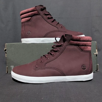 Timberland Dausette кроссовок загрузки женщин 10 бордовый нубук обуви - Изображение 1 из 4