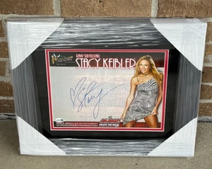 Stacy Keibler Signed Framed WWE Publicity Promo 8.5x11 Photo JSA COA - Picture 1 of 2
