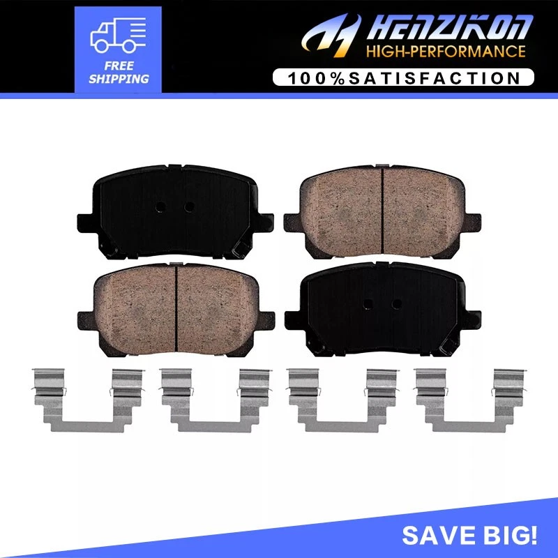 Pastillas de freno delanteras de cerámica aptas para 2003 2004 2005 2006 2007 2008 Vibe Corolla Matrix~ Foto 1 de 4