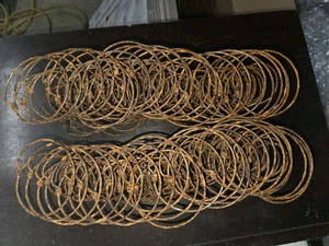50 Rusty Vintage hourglass Bed springs for crafts, make dos, nodders, primitive - Picture 1 of 4
