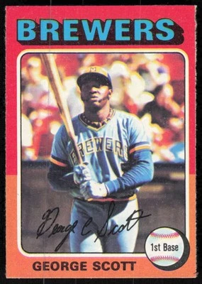 1975 Topps #360 George Scott - $1 SHIPPING (JB4) - Image 1 of 2