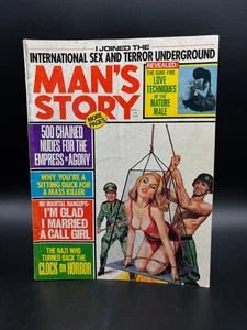 Man's Story men's adventure magazine vintage April 1971 GGA Nazi - Imagen 1 de 6