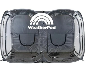 WeatherPod Sideline XXL PodSIDXXL Person Pop-Up Weather Pod Gray - Picture 1 of 15
