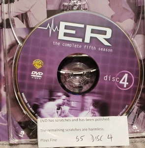 (SALE1) REPLACEMENT DVD ER: The Fifth Season DVD 4 ONLY - Picture 1 of 2