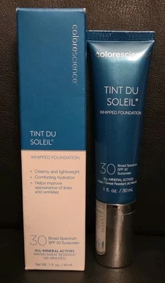Colorescience (Tan) Tint du Soleil SPF 30 Whipped Foundation 30ml New In Box  - Image 1 of 4