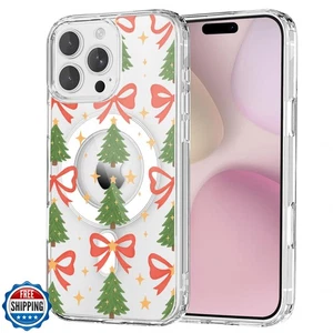 OFQKOAKS for iPhone 13 Pro Case,Compatible with MagSafe,Cute Girly Christmas  - Picture 1 of 5
