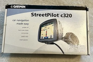 Garmin StreetPilot C320 Black 3.5" Touchscreen Rechargeable 2D 3D GPS Navigation - Picture 1 of 3
