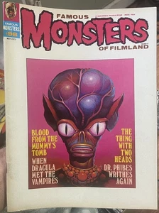 May 1973 FAMOUS MONSTERS of Filmland Magazine #98 with Randy Counts’ ALIEN Cover - Picture 1 of 5