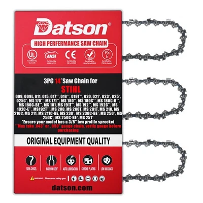 14 Inch Chainsaw Chain FOR STIHL 018**, 019T**, 020, 021*, 3/8" LP .050" 50 DL - Image 1 of 4