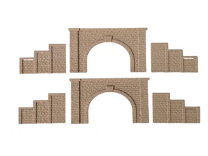 Z Gauge Tunnel Double Track Stone Portal Model Railway Train Layout 1:220 Scale - Picture 1 of 3