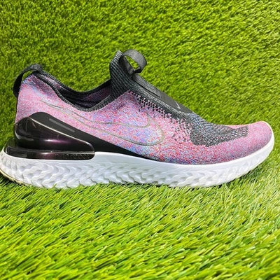 Nike Epic Phantom React Flyknit Mens Size 12 Pink Black Running Shoes Sneakers - Image 1 of 4