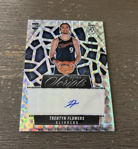 2024-25 Panini Mosaic - Rookie Scripts Trentyn Flowers #RS-FLW (AU, RC) Clippers - Picture 1 of 2
