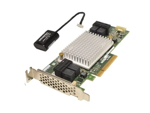 Adaptec RAID Controller ASR-81605ZQ 12Gb PCIe x8 SAS/SATA TCA-00351-01-B LP - Bild 1 von 7