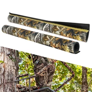 2 PCS Tree Stand Rail Pads Neoprene, Waterproof Treestand Rail Covers, Camo T... - Picture 1 of 7