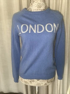 PHILOSOPHY Sweater Womens Size Small Extra Small Blue Cashmere London Light - Picture 1 of 10