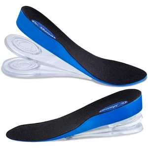 3-Layer Adjustable Height Increase Insoles, 3/4 Length Shock Absorption Cushi... - Picture 1 of 7