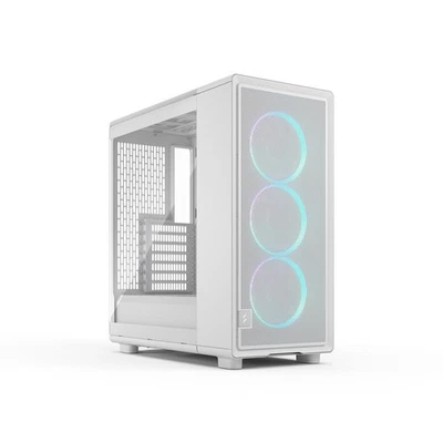 Fractal Design Epoch White RGB FD-C-EPO1A-05 Tempered Glass Clear Tint Case - Image 1 of 4