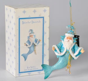 December Diamonds Merman Ornament King Neptune 2007 w Tag and Box 55-90347 Rare - Picture 1 of 13