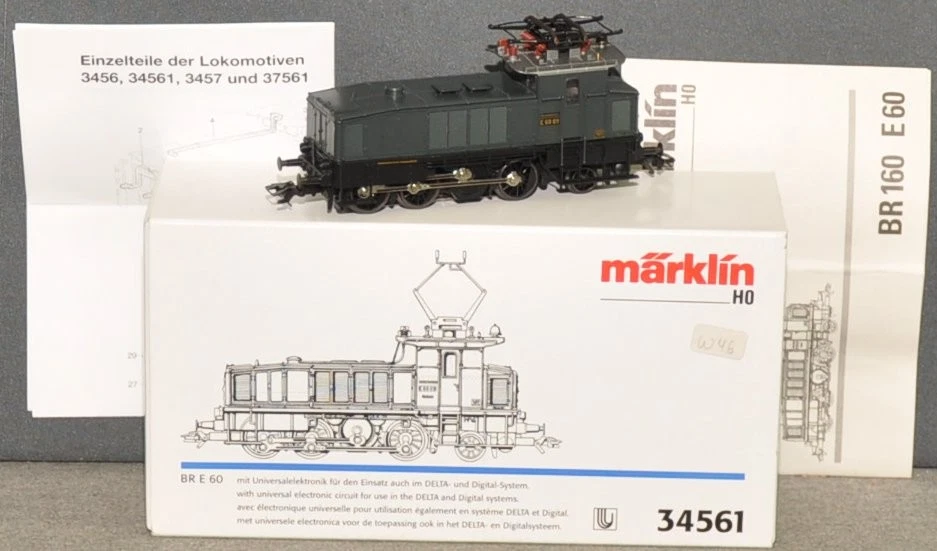 Märklin 34561 E-Lok   E 60 09  DRG  dunkelgrün  Delta/Digital  fabrikneu OVP  H0 - Bild 1 von 1