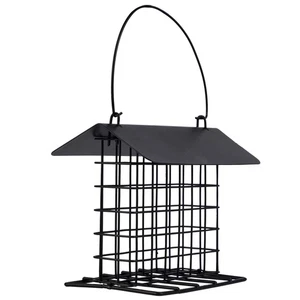 Suet Feeder for Outside Hanging, Metal Suet Cake Holder Squirrel Proof, Weath... - Picture 1 of 7