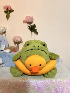 Jellycat Ricky Rain Frog Rubber Ring NWT - Picture 1 of 2
