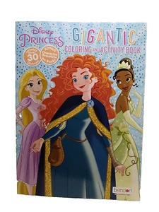 Disney Princess Gigantic Coloring & Activitu Book w/ 30+ Stickers & Bracelets - Picture 1 of 4