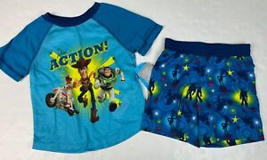 Disney Store Toy Story 4 PJ Pals Summer Pajamas 4 NWT Boys Woody Buzz