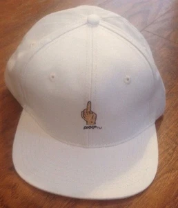 10 TIEFE GESTEN MITTELFINGER 5 PANNEL HUT In WEISS!! - Bild 1 von 6