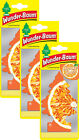 WUNDER-BAUM Orange 3er Duftbumchen Wunderbaum 3 Set Lufterfrischer Mandarine