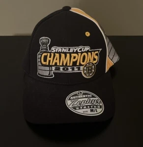 Bruins Stanley Cup 2011 Champions Hat - Zephyr M/L - NEW - Picture 1 of 3