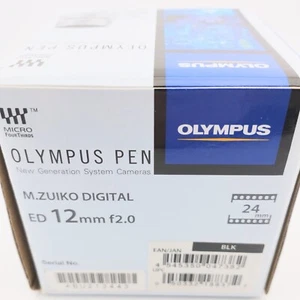 OLYMPUS M. ZUIKO DIGITAL ED 12mm F/2.0 - Black - Picture 1 of 3