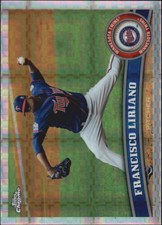 2011 Topps Chrome X-Fractors #118 Francisco Liriano