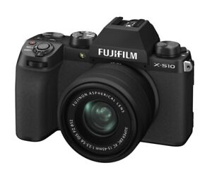 Fujifilm X-S10 Noir + XC 15-45mm F3.5-5.6 OIS PZ Garanzia Ufficiale Fujifilm