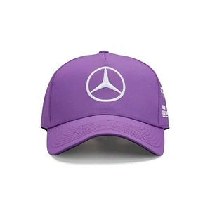 Gorra de béisbol morada Mercedes AMG Petronas F1 Team Lewis Hamilton - Imagen 1 de 4