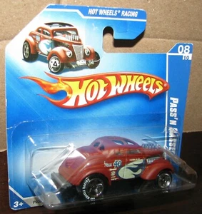 Hot Wheels 2009 #74 Racing #8  Pass'n Gasser  Lettered Tires L/Gas 40 Short Card - Picture 1 of 5