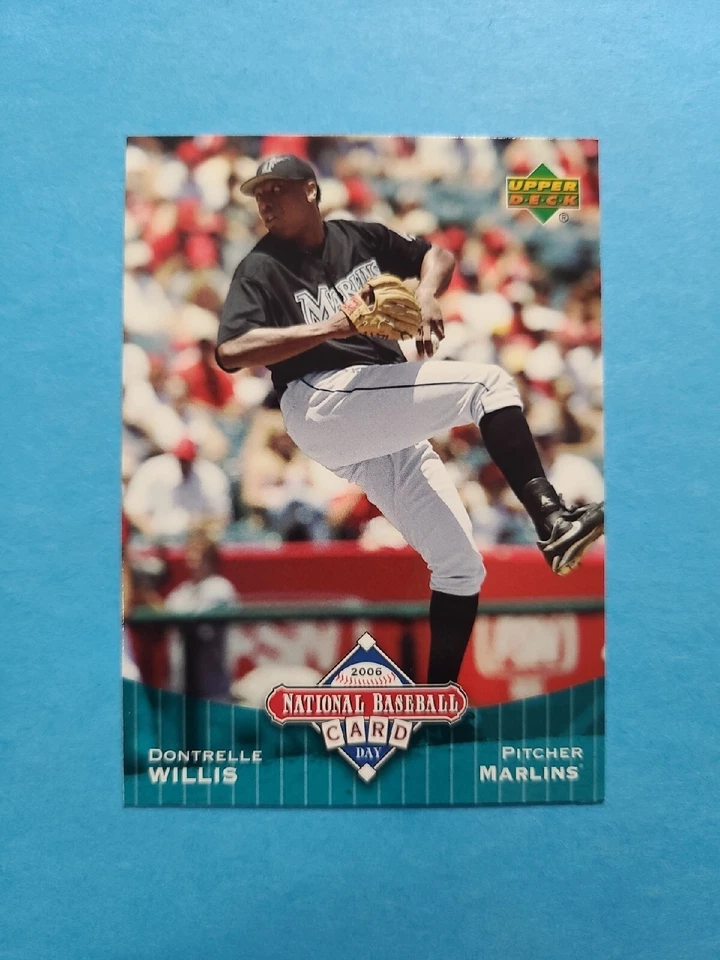 DONTRELLE WILLIS 2006 ВЕРХНЯЯ КОЛОДА НАЦИОНАЛЬНЫЙ БЕЙСБОЛЬНАЯ КАРТОЧКА ДЕНЬ # UD8 G4060 - Изображение 1 из 1
