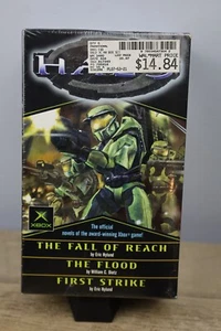 Official Xbox Halo Novel Trilogy 2004 Del Rey Paperback Set + Slip Case - Sealed - Foto 1 di 7